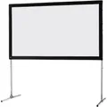 Leinwand groß Clexon Faltrahmen 305 x 172 cm / Bildformat 16 zu 9